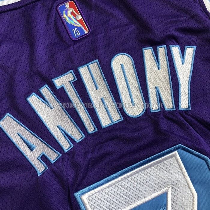 Maillot Los Angeles Lakers Carmelo Anthony NO 7 Ville 2021-22 Volet